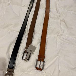 Lot of 3 Mens Belts. Never worn